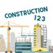 Construction Boone Boys Publishing Construction 123 Paperback