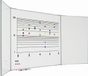 SMIT VISUAL Wan GmbH 5-vlaksbord Softline 90x120cm Wit