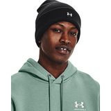 Under Armour Mens Beanies Men's Ua Halftime Cuff Beanie, Black, 1373155-001, OSFM, Einheitsgröße