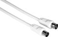 Hama 00205029 coax-kabel 3 m Coaxiaal Wit