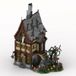 Maison de sorcière magique médiévale - Kit de modélisme modulaire - 2148 pièces - Avec manuel - Petites briques de construction - Plastique ABS - Dès 14 ans