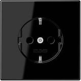 Jung LS 1520 SW - CEE 7/3 - Black - Duroplast - 250 V - 16 A