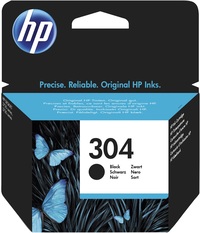 HP 304 Black Original Standard Capacity zwart