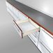 BLUM Metabox K chambranle 320 version à visser Coulisse à sortie partielle Hauteur de chambranle 118 mm, 500 mm