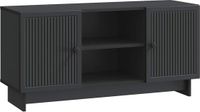 vidaXL TV-kast 102 x 34,5 x 50 cm Zwart Bewerkt hout