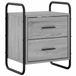 vidaXL Hangend nachtkastje Grijs Sonoma 40 x 30 x 50 cm Bewerkt hout