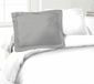 Lovely Home Taie d'oreiller 100% Coton Gris clair (50 x 70 cm) - 2 Pièces