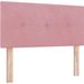 vidaXL Hoofdbord Roze Fluweel