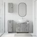 Maison Exclusive - Ensemble de meubles de salle de bain exclusif, composé de 3 éléments, finition Sonoma gris