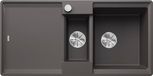 Blanco Silgranieten spoelbak, 99x49 cm, met afvoerbediening en accessoires, InFino, steengrijs