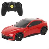 ColorBaby Rastar Ferrari Purosangue RC-auto, schaal 1,24, op afstand bestuurde replica, klapdeuren, trouwe details, verzamelaarsauto's, voor jongens en meisjes vanaf 6 jaar (41370)