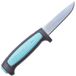 Morakniv Flex Azur mes voor volwassenen, handvat van rubber, blauw/zwart