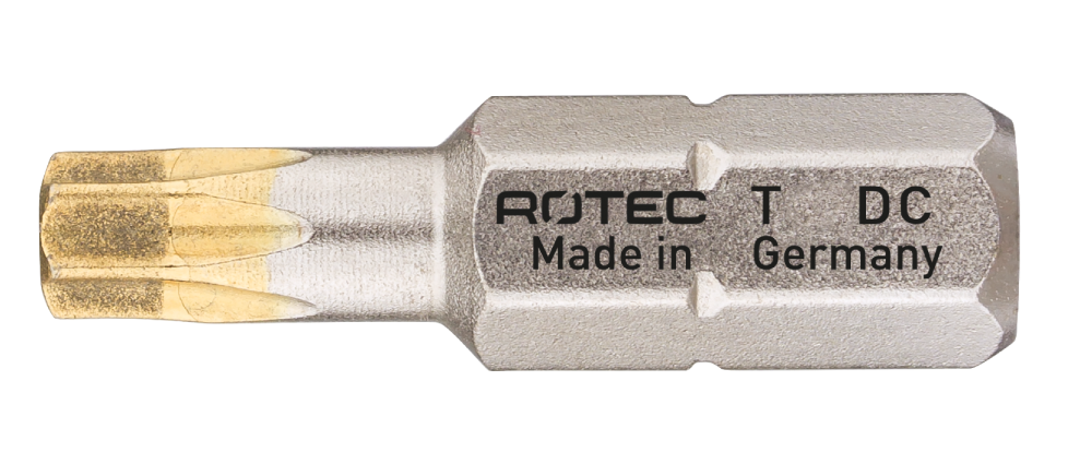 Rotec Schroefbit T 40 | L=25 | C6.3 | DIAMONDgrip | 2 stuks - 806.30402