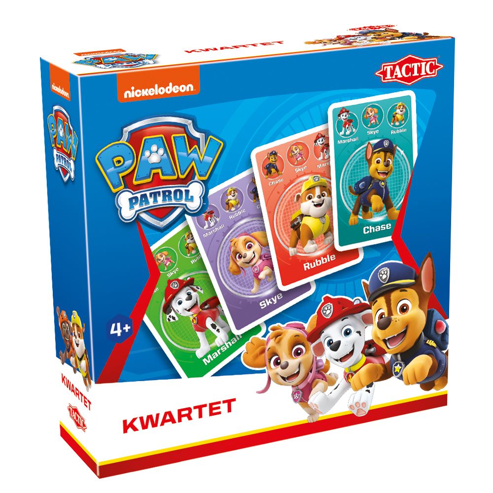 Tactic PAW Patrol Kwartet - Kinderspel - 4+ jaar