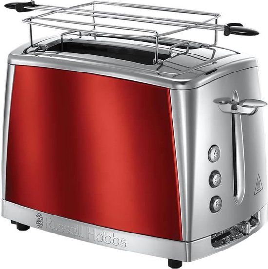 Russell Hobbs Luna Solar Red - Broodrooster - Rood