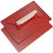 Taliaplast Schuurbord rechthoekig polystyreen slagvast - Rood