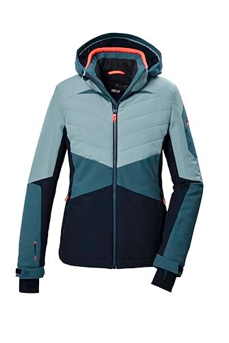 killtec Dames ski-jack - licht ijsblauw - maat 46