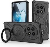 Selected by GSMpunt.nl OnePlus Hoesje geschikt voor OnePlus 13 | Compatibel met MagSafe / Qi2 | 360° Draaibare Magnetische Standaard | Back Cover Kickstand Ring | Zwart