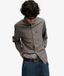 Superdry Chemise à carreaux Bench Skater manches longues beige taille : XXL