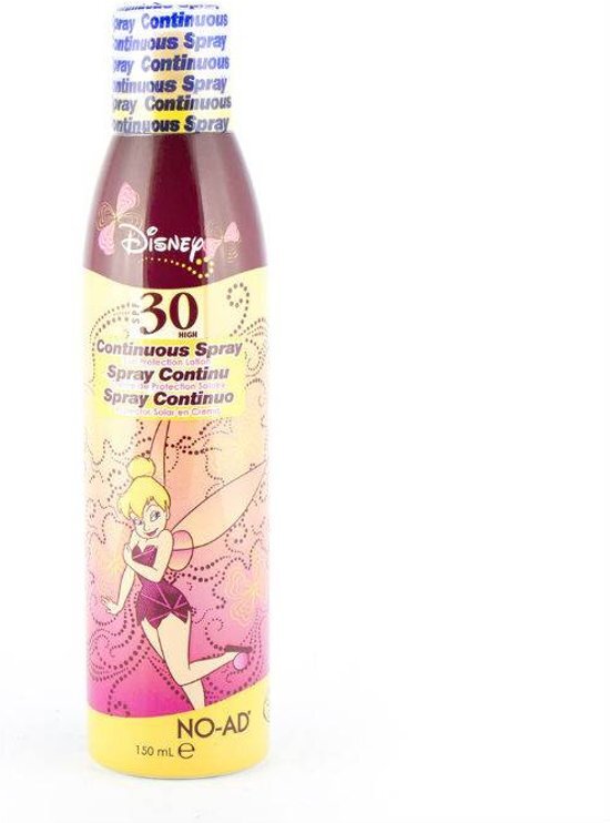 No-ad Disney Tinkerbell zonnespray SPF 30 voor kinderen