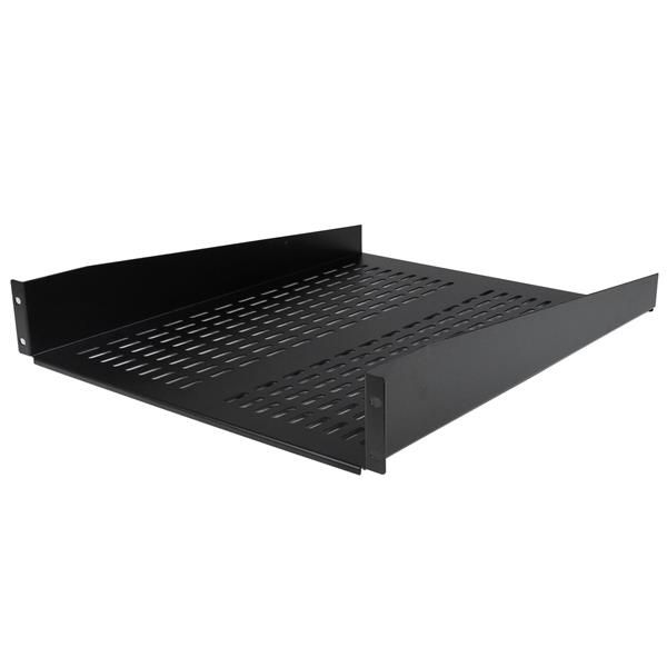 StarTech.com 2U 22inch ventilerende plank rack monteerbaar Vaste Plank Serverrack Serverkast 22kg