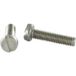 Vis à métaux Inox A2 Tête cylindrique Tc fendue M5x70 - 10 pièces
