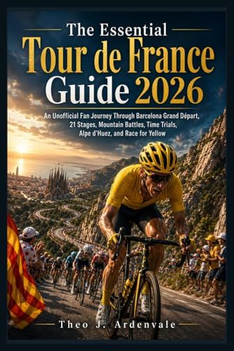 The Tour De France The Essential Tour De France Guide 2026: An Unofficial Fan Journey Through Barcelona Grand Départ, 21 Stages, Mountain Battles, Time Trials, Alpe d’Huez, and Race for Yellow