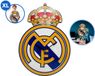 Real Madrid C.F. Real Madrid Wandklok – 30,5 cm – MDF – Wit