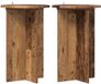 vidaXL Plantenstandaard 2 stuks Oud hout Ø40 x 60 cm Bewerkt hout