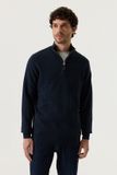 Garcia Heren Effen Trui Blauw Lange mouw