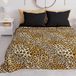 PETTI Artigiani Italiani Sprei voor Frans bed, lente, zomer, lichte deken voor Frans bed, beddengoed, Animalier 04, 100% Made in Italy