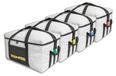 Ensemble de 4 boîtes de rangement étanches pour voiture, avec organisateurs intégrés
