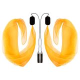 Diabolo Freizeitsport Panda Diabolo Freizeitsport UV lichtgevende poi in oranje - Angel Wings Spinning Pois. Spiraal pois, zachte pois voor beginners en professionals