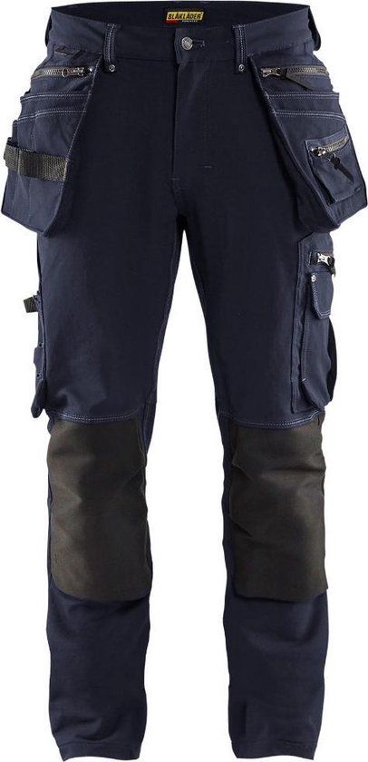 Blåkläder Werkbroek met 4-weg stretch X1900 1998-1644 - Donker marineblauw/Zwart - C58