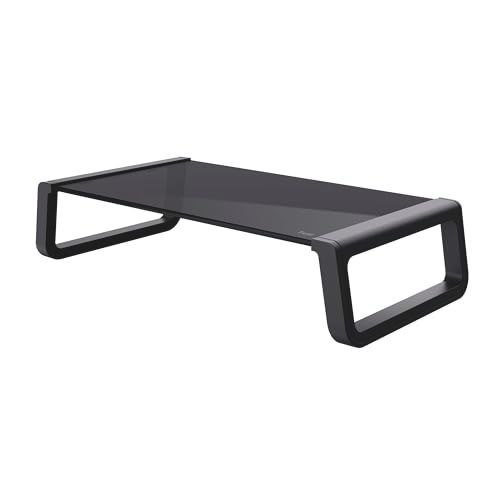 Trust Monta Monitor Standard - Black Glass - Monitor Riser