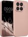 kwmobile metallic telefoonhoesje van TPU - geschikt voor Xiaomi 17T Pro - Flexible case voor smartphone - In metallic roségoud