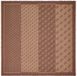 GUESS sjaal Lindsey Jacquard Kefiah 120x120 cm Viscose Vrouwen Bruin Logo