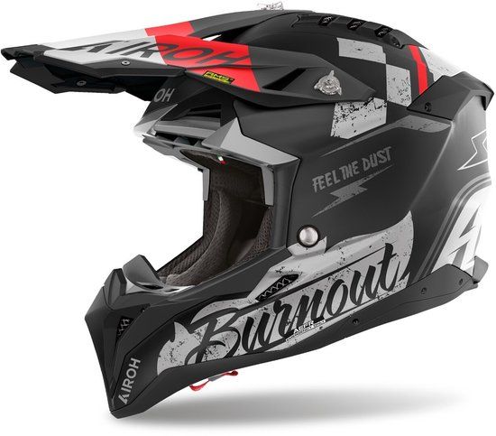 Airoh Aviator 3 Burnout Motocross Helmet - Maat M