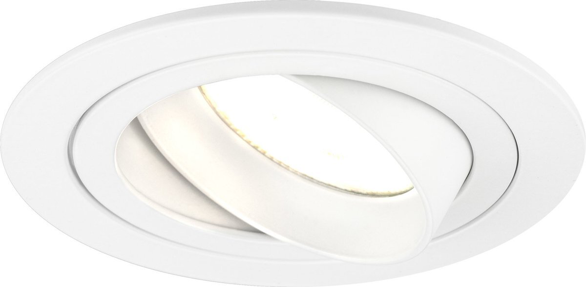 LEDVION Dimbare LED inbouwspot Wit - Tokyo - 5W - 2700K - ø92mm