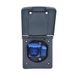 as - Schwabe Caravan voortentstopcontact met USB-C & USB-A, SAT-aansluiting en 230 V stopcontact, caravan buitenstopcontact IP44 voor camper en camper, antraciet