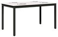 vidaXL Eettafel Wit 140 x 80 x 75 cm Massief Grenenhout