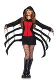 Leg Avenue 85558 Cozy Spider, Damen Karneval Kostüm Fasching, S, schwarz/rot