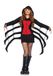 Leg Avenue 85558 Cozy Spider, Damen Karneval Kostüm Fasching, S, schwarz/rot