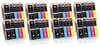40 cartouches d'encre XL, compatibles avec PGI-550 CLI-551