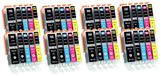 40 cartouches d'encre XL, compatibles avec PGI-550 CLI-551