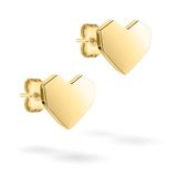 Liebeskind Berlijn oorstekers LJ-1499-E-11 IP goud, 1,1 cm, Roestvrij staal, Geen edelsteen
