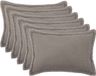 vidaXL - Kussensloop - 6 stuks - HOUTEN - Lichtgrijs - 50 x 70 cm - Katoensatijn
