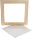 Creativ Company CC Canvas Paneel met Lijst 25,8x25,8 cm
