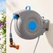 Tuyau d'arrosage, 30 mètres, pour montage mural, avec pistolet pulvérisateur 9 fonctions, résistant aux UV et au gel, rotatif à 180°, accessoires inclus