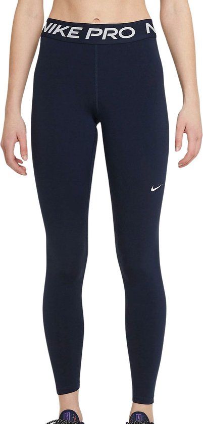 Nike Pro 365 Sportlegging Dames - Maat L - Donkerblauw / Navy